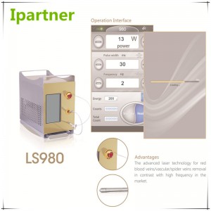 Diodový laser Ipartner LS980 zmírňuje systém zarudnutí