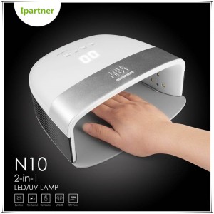 N10 Nail Dryer, 48 W LED UV Nail lampa pro gel na nehty s nastavením senzoru a časovače od Ipartner